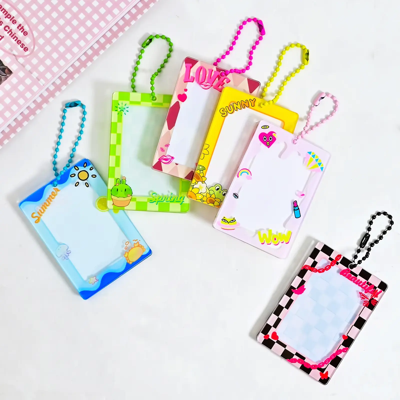 Custom Acrylic Photocard Holder – Personalized K-pop & Anime Card Display
