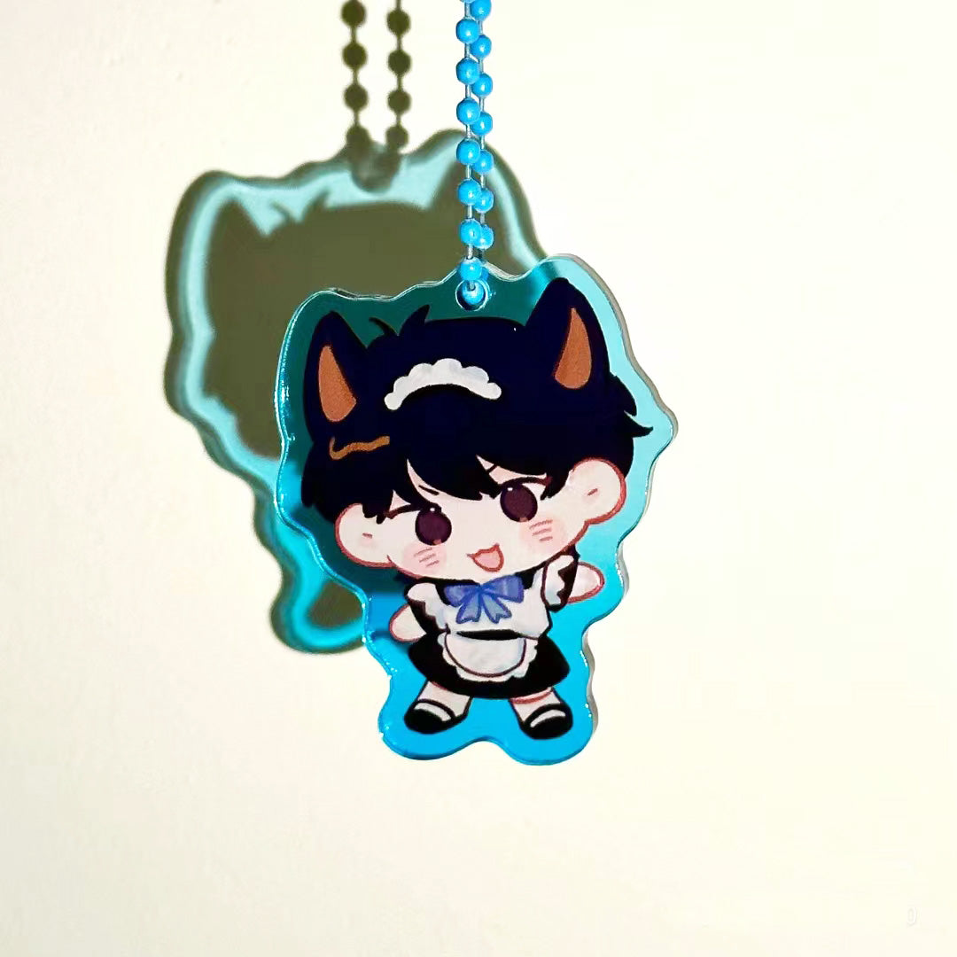 Custom Gradient Translucent Acrylic Keychain – Choose Any Color Combo ...