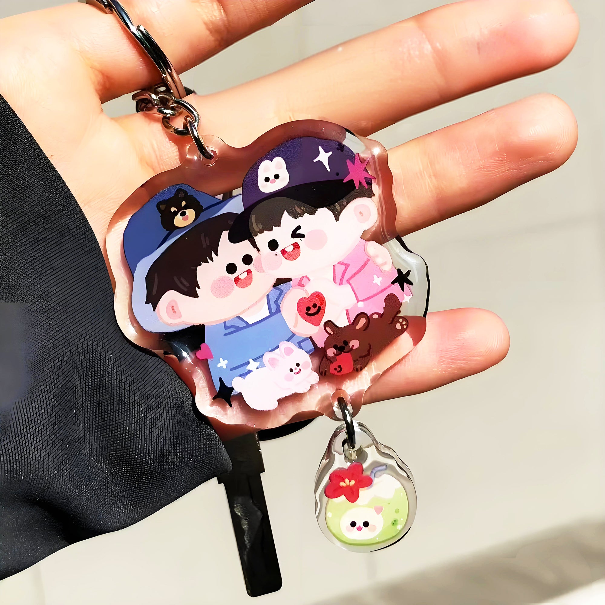 Custom Epoxy Acrylic Keychains/Charms